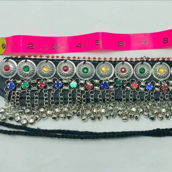 Tribal Belly Belt, Light Weight Belt, Handmade Kuchi Belly Dance Belt - Picture 6 of 12